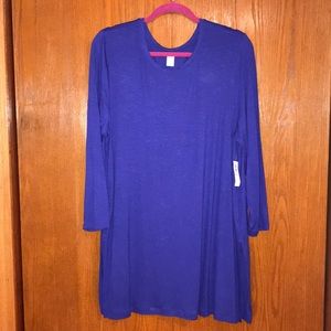 NEW Old Navy Luxe Tunic with side slits Sz XL